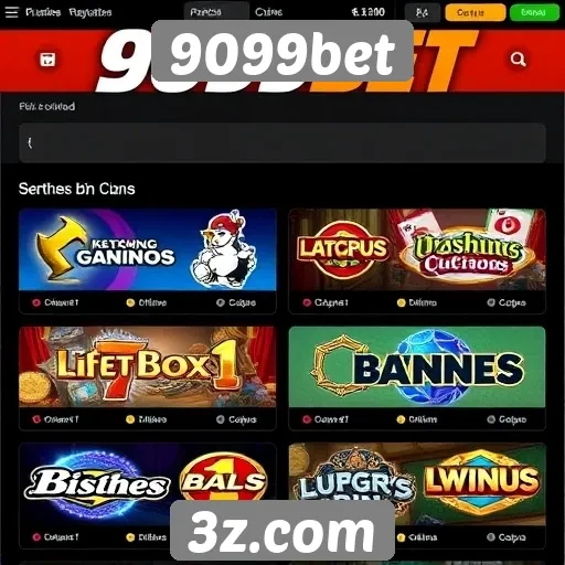 Análise de jogos disponíveis no site 9099bet