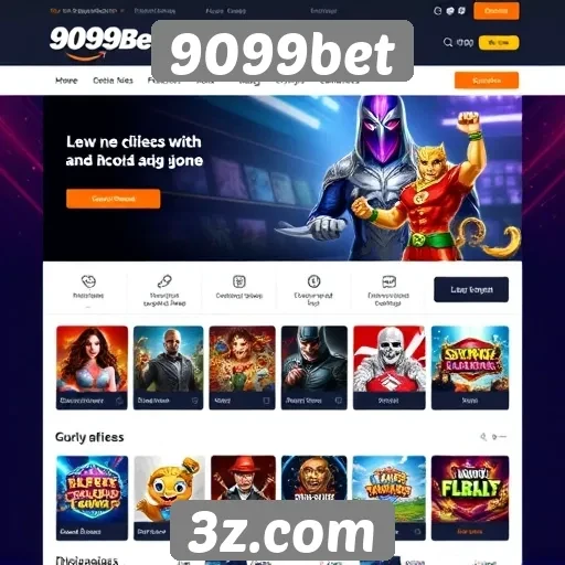 Facilidade de navegação no site do 9099bet